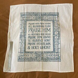 PRAISE HIM Bible verse towel for kitchen/bathroom